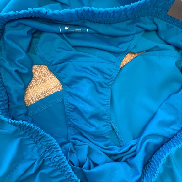 ASICS LADIES BLUE RUNNING SHORTS - Picture 7 of 9